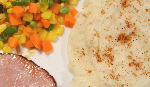 Mashed potatoes dinner
